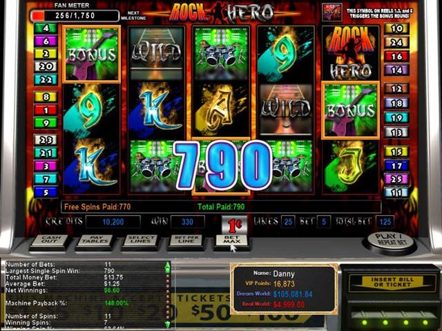 Epic Slots: Rock Hero