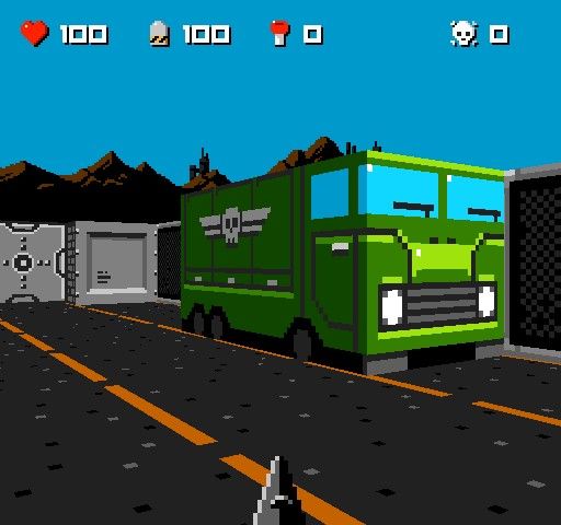 8bit killer, shooter en primera persona con estilo retro