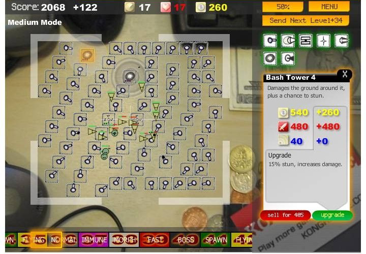 Desktop Tower Defense, juega gratis a uno de los juegos Flash más populares