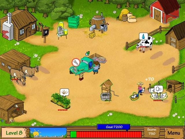 Dairy Dash, haciendo divertido trabajar en una granja